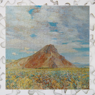 Puzzle Sand Springs Butte por Childe Hassam, arte de époc