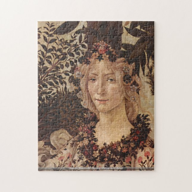 Puzzle Sandro Botticelli - detalle de la primavera (Vertical)
