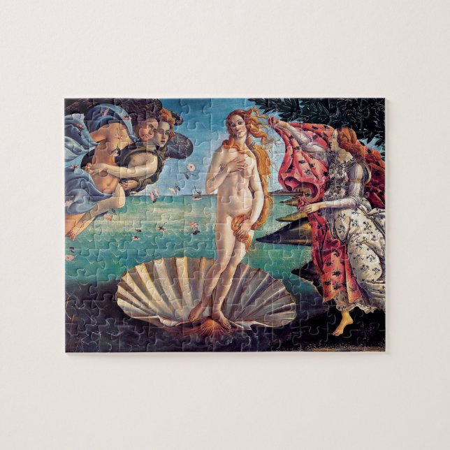 Puzzle Sandro Botticelli - El nacimiento de Venus - Arte  (Horizontal)