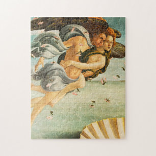 Puzzle Sandro Botticelli El nacimiento de Venus Céfiro, C