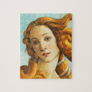 Puzzle Sandro Botticelli El nacimiento de Venus Face Deta