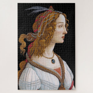 Puzzle Sandro Botticelli - Retrato de Simonetta Vespucci