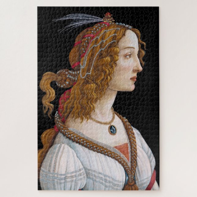 Puzzle Sandro Botticelli - Retrato de Simonetta Vespucci (Vertical)