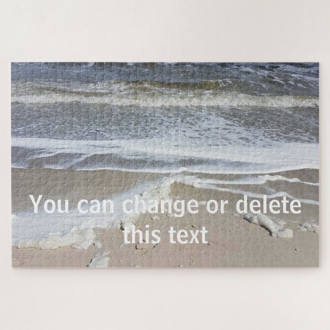Puzzle Sandy Beach Life Ocean Waves Sea Photography (Horizontal)