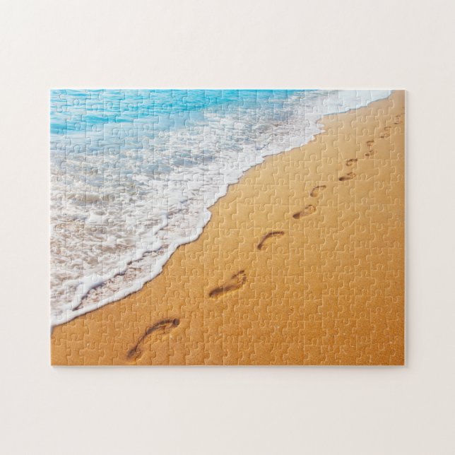 Puzzle Sandy Footprints (Horizontal)