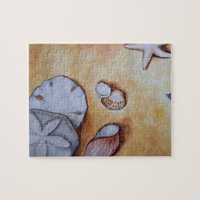 Puzzle Sandy Seashells (Horizontal)