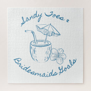Puzzle Sandy Toe y Metas de Damas de Honor Despedida de S