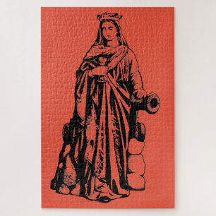 Puzzle Santa Bárbara Virgen y mártir