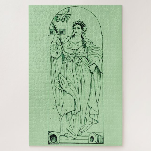 Puzzle Santa Bárbara Virgen y mártir (Vertical)