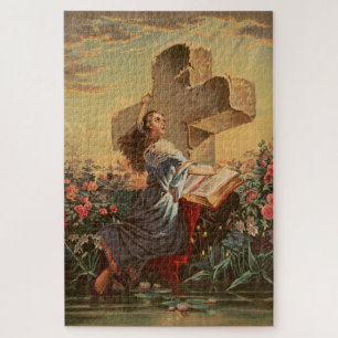 Puzzle Santa Biblia y Cruz