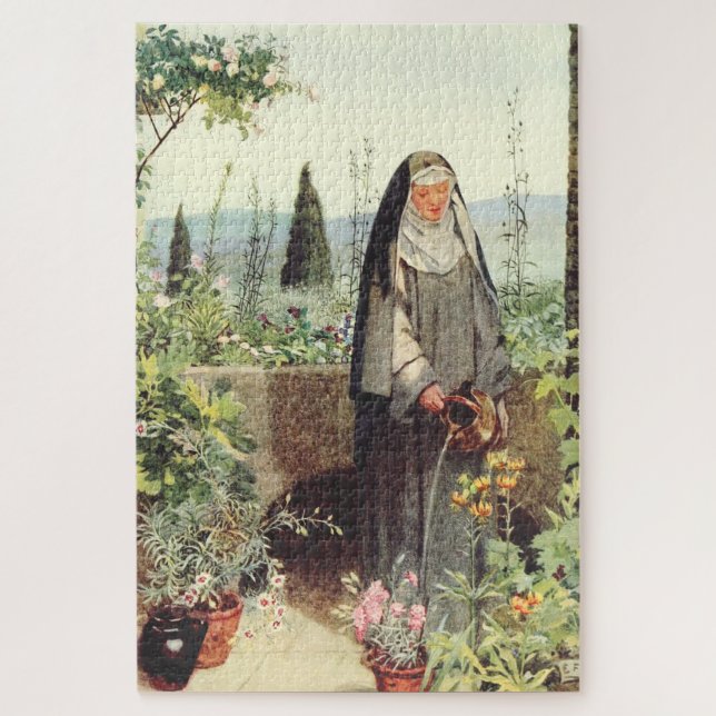 Puzzle Santa Clara de Asís: Patrona de la Televisión (Vertical)