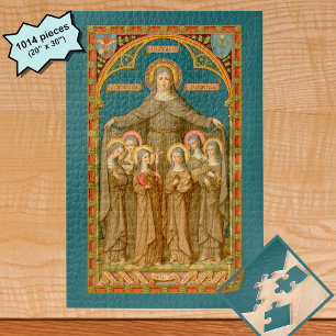 Puzzle Santa Clara de Asís y monjas (SAU 027)