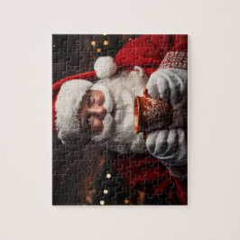 Puzzle Santa Claus Feliz Navidad (110 piezas) Rompecabeza