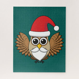 Puzzle Santa Claus Owl