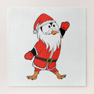 Puzzle Santa Claus Penguin lista para Navidades