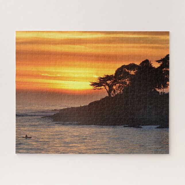 Puzzle Santa Cruz California Beach Ocean Sea Surf (Horizontal)