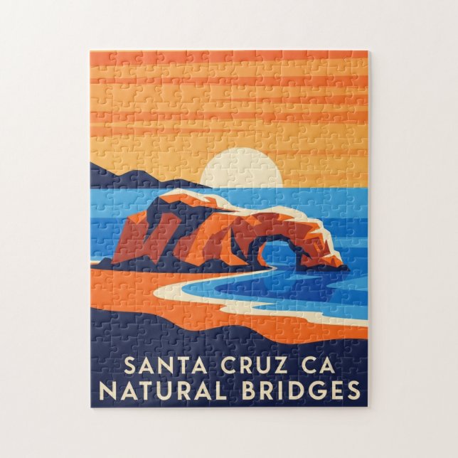Puzzle Santa Cruz California Natural Bridges (Vertical)