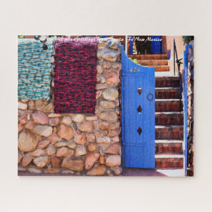 Puzzle Santa Fe Nuevo México. Saludos de Navidad