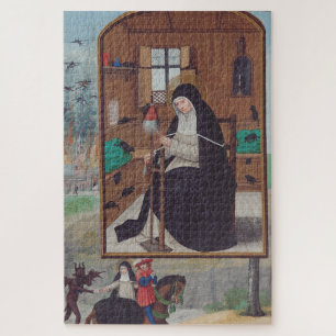 Puzzle Santa Gertrudis de Helfta por Simon Bening