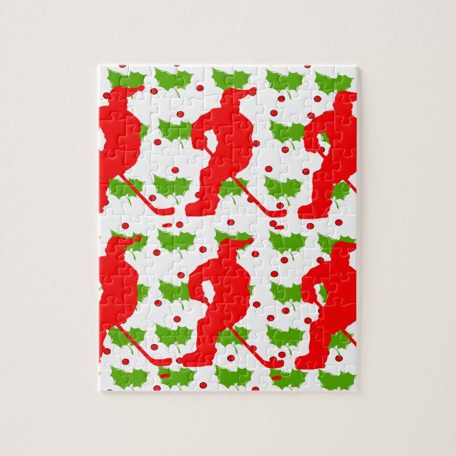 PUZZLE SANTA HOCKEY (Vertical)