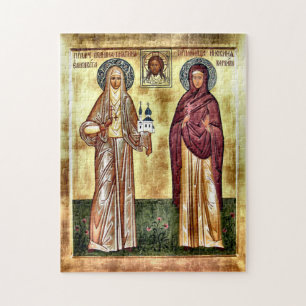 Puzzle Santa Isabel la Nueva Mártir Icono Ortodoxo       