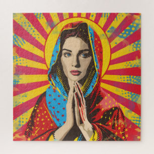 Puzzle Santa María Religión Pop Art