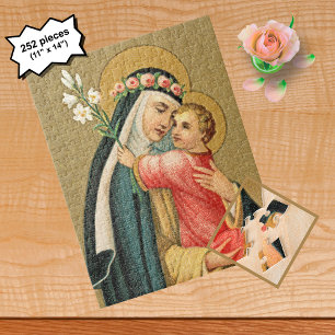 Puzzle Santa Rosa de Lima y el Niño Jesús (M 023)