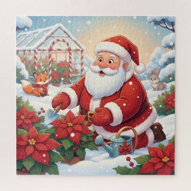 Puzzle Santa’s Secret Winter Garden (Vertical)