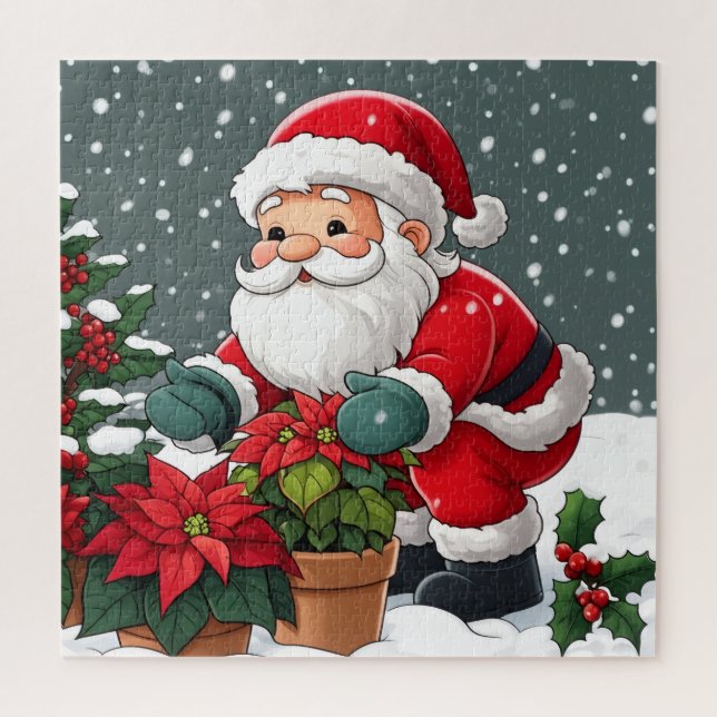 Puzzle Santa’s Secret Winter Garden (Vertical)
