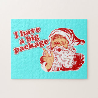 Puzzle Santa tiene un paquete grande