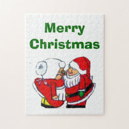 Puzzle SANTA Y LA SRA. NAVIDADES de CLASE KISS rompecabez