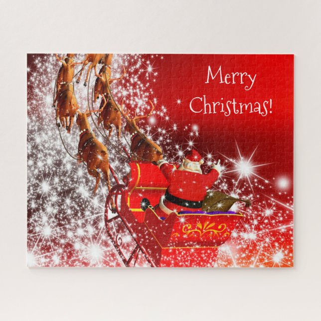 Puzzle Santa y Trineo (Horizontal)