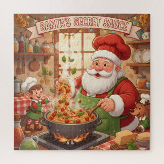 Puzzle Santa's Festive Christmas Chef