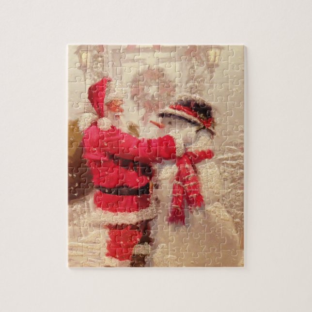 Puzzle  Santa's Frosty Christmas (Vertical)