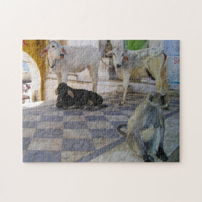 Puzzle Santo Vacas India. (Horizontal)
