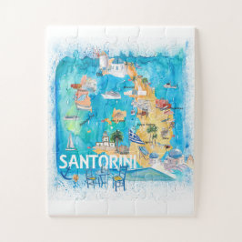 Puzzle Santorini Grecia