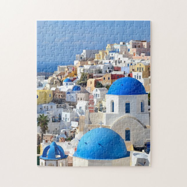 Puzzle Santorini Grecia Europa Fotografía de viaje Adulto (Vertical)