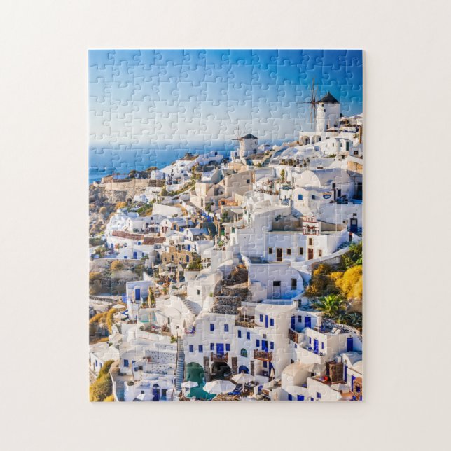 Puzzle Santorini Oia (Vertical)