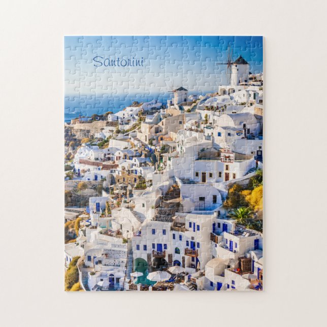 Puzzle Santorini Oia (Vertical)