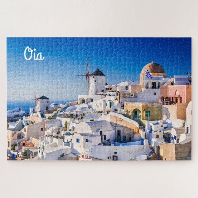 Puzzle Santorini por día (Horizontal)