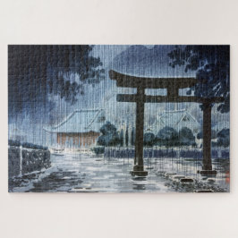 Puzzle Santuario Futarazan en Nikko por Tsuchiya Koitsu