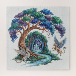 Puzzle Santuario Púrpura y Esmeralda