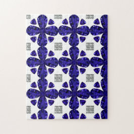 Puzzle Sapphire Diamond Art, Azul