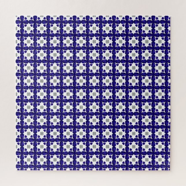 Puzzle Sapphire Diamond Art, Azul (Vertical)