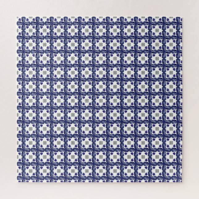 Puzzle Sapphire Diamond Art, Azul (Vertical)