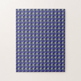 Puzzle Sapphire Diamond Art, Azul