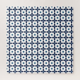 Puzzle Sapphire Gemstone Art, Azul