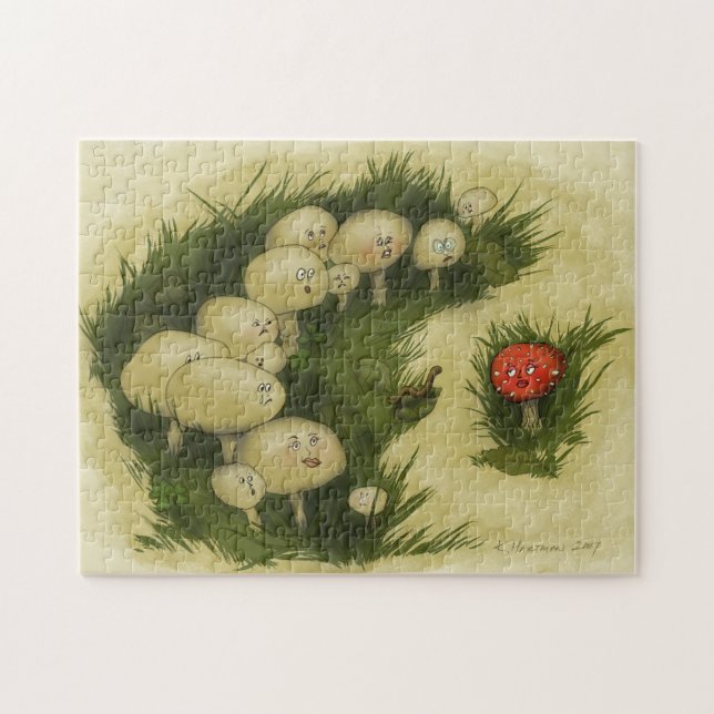 Puzzle Sarampión en hongos (Horizontal)