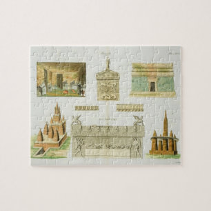 Puzzle Sarcófagos y sepulcros, placa 7, clase de Etrusca