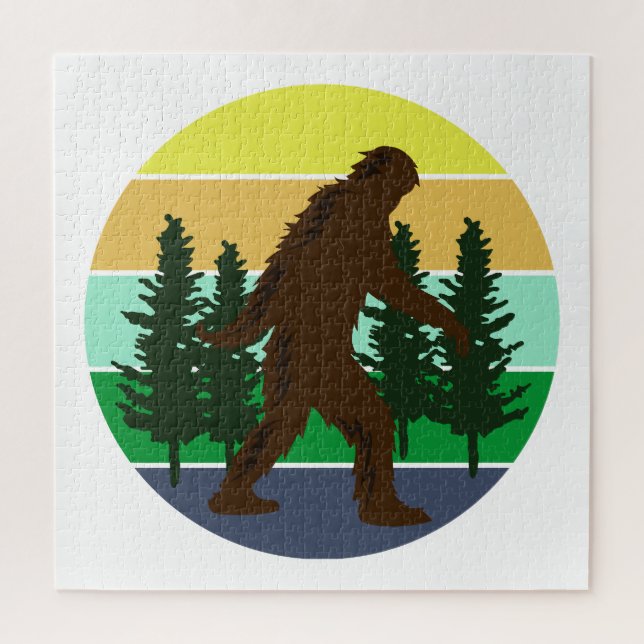 Puzzle Sasquatch Believer | Pie grande del atardecer (Vertical)